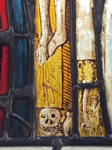 Vitrail Christ en Croix (Allemagne, XVe) - Renaissance