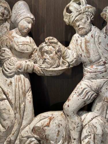 Salomé reçoit la tête de St. Jean Baptiste (Allemagne, XVIe) - Seghers & Pang Fine Arts