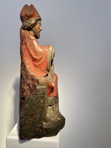 Antiquités - Évêque, France XIVe siècle