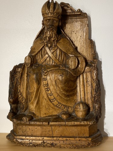 XVIe siècle et avant - Relief de Dieu le Père, France 16e siècle