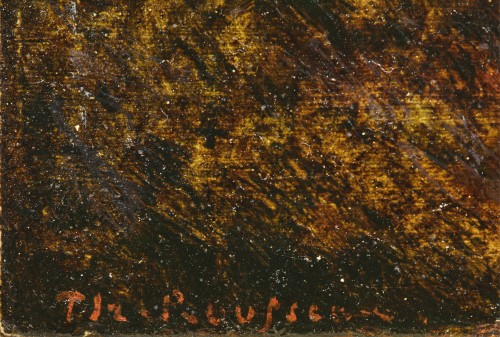 Tableaux et dessins Tableaux XIXe siècle - Soleil couchant, un tableau emblématique de Théodore Rousseau (1812-1867) peint à Barbizon