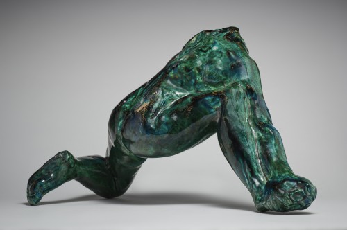 Sculpture  - Iris Messagère des Dieux – d’après Auguste Rodin (1840-1917) par Jean Mayodon