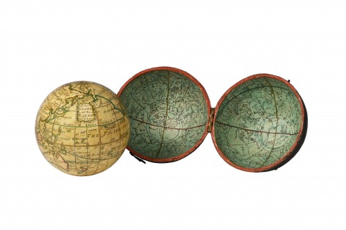 Globe de poche, Nicholas Lane, Londres, post 1779