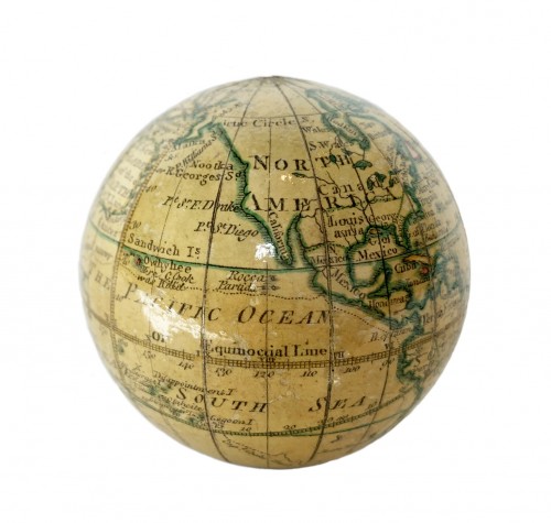 Globe de poche, Nicholas Lane, Londres, post 1779 - Subert
