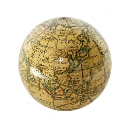 Antiquités - Globe de poche, Nicholas Lane, Londres, post 1779