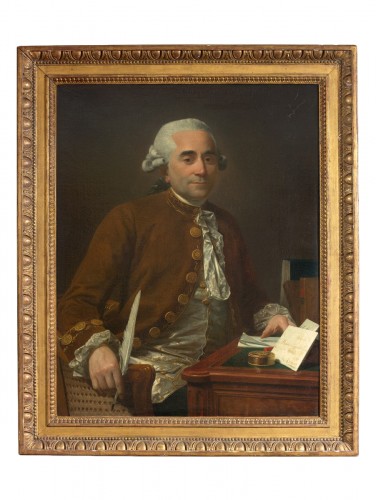 Portrait d'homme à son bureau - Michel Garnier (1753-1829)