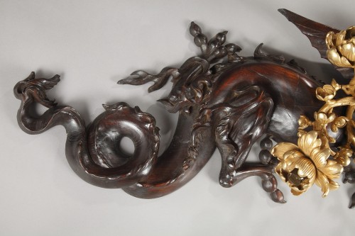 Applique Japonisante attribuée à G. Viardot, France circa 1880 - Tobogan Antiques