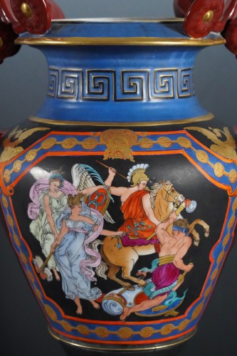 Paire de vases néo-grecs,  France c1880 - Tobogan Antiques