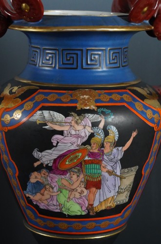 XIXe siècle - Paire de vases néo-grecs,  France c1880