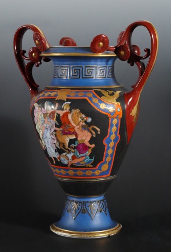 Paire de vases néo-grecs,  France c1880 - 