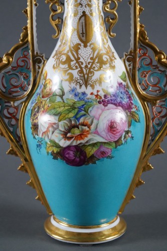 Paire de vases "orientalisants", France c1880 - Tobogan Antiques