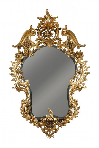 Important miroir, Italie circa 1880