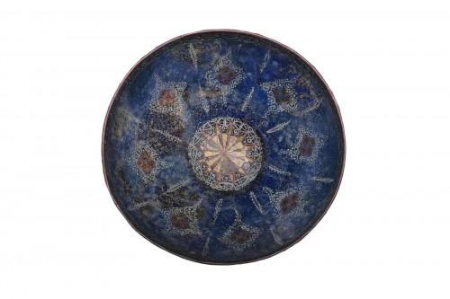 Coupe en céramique finement peinte, Perse XVIe siècle