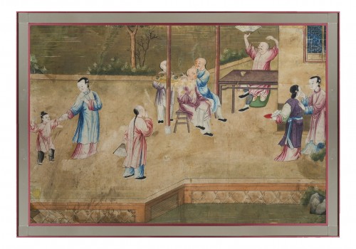 Aquarelle - Chine pour l’exportation fin XVIIIe siècle