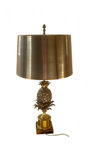 Charles & Fils - Lampe à l’Ananas en bronze 1950-70