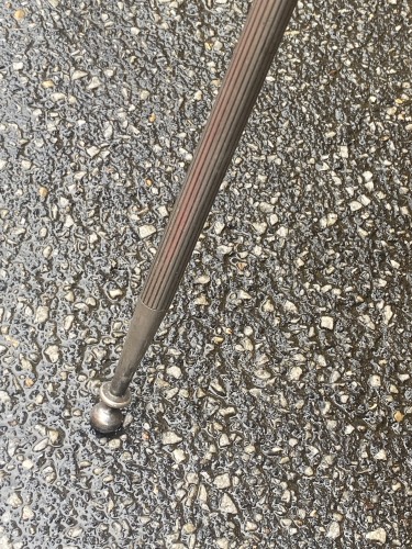 Antiquités - Pair Of Silver Bronze Tripod Pedestal Table circa 1960
