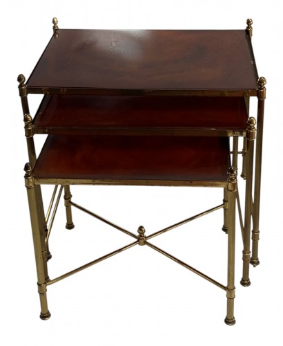 Serie 3 Nesting Tables Maison Baguès  1970
