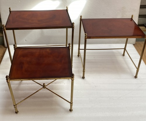 Serie 3 Nesting Tables Maison Baguès  1970 - Furniture Style 50