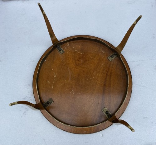 Round Coffee Table Gilt Bronze Maison Jansen Circa 1960 - 50