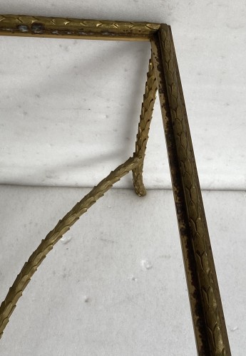 Antiquités - Maison Charles - Bronze Coffee Table Palm Tree Model