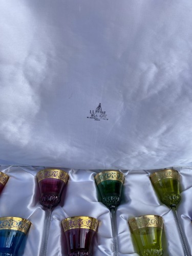 St. Louis Thistle Crystal Service, 310 Pieces Including 44 Roemers 1950&#039; - 