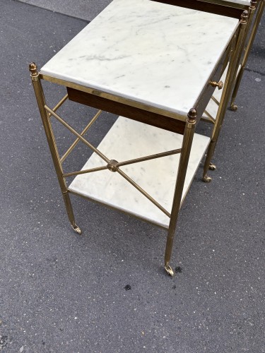 Pair of Side Tables - Maison Baguès 1970 - 