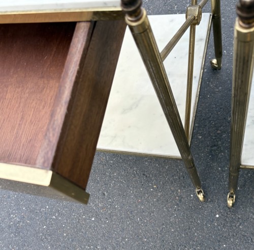 Antiquités - Pair of Side Tables - Maison Baguès 1970