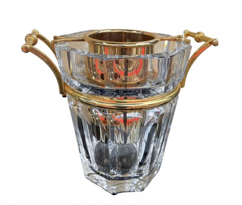 Baccarat - Seau à champagne modèle Harcourt  circa 1970