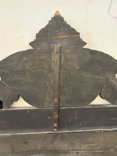 Miroirs, Trumeaux  - Miroir Vénitien aux 4 saisons aux 4 saisons en fixé sous verre circa 1880/1900