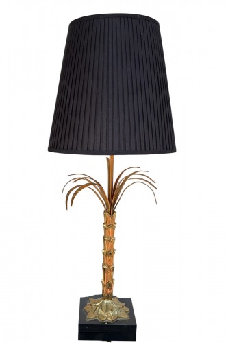Maison Charles - Lampe Palmier en bronze doré circa 1965