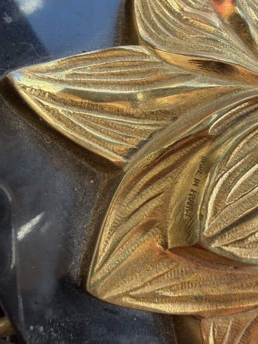 Maison Charles - Lampe Palmier en bronze doré circa 1965 - Luminaires Style Années 50-60