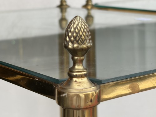 Antiquités - Pair of 5-Tier Bronze Shelves Circa 1970 by Maison Baguès
