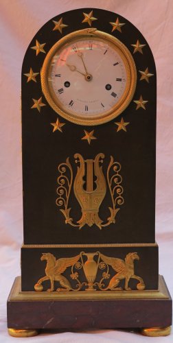 Antiquités - 1795&#039; Clock Time Period Directory has l Ouroboros in Bronze 2 Colour