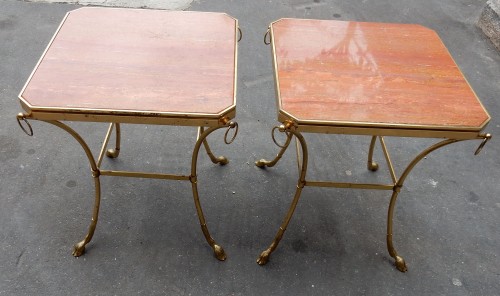 20th century - 1970 &#039;Pair of Octagonal Pedestals Jacques Charpentier