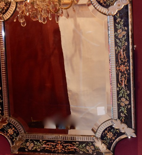 XIXe siècle - Miroir  Venise 