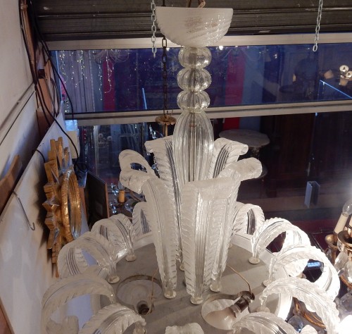 Lustre Jet d'eau - Barovier y Toso di, Murano Circa 1970 - Luminaires Style Années 50-60
