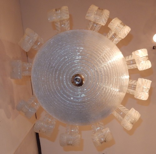 Années 50-60 - Lustre Jet d'eau - Barovier y Toso di, Murano Circa 1970