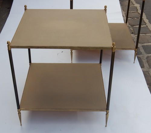 20th century - Pair of Sofa Side End Tables  Maison Jansen