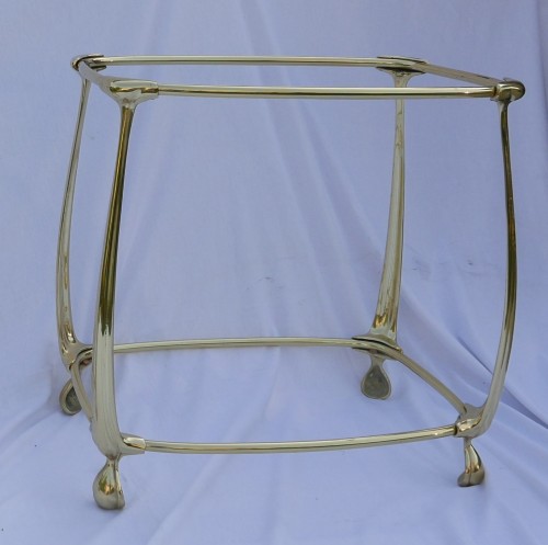 Années 50-60 - 1970 Paire de tables en bronze doré