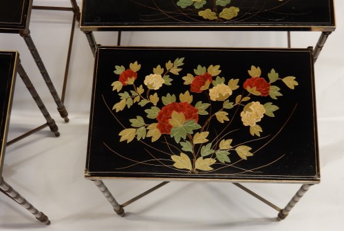 Antiquités -  Pair of of Nesting Tables - 1950/70&#039;