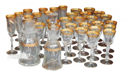 1950 &#039;Crystal Serveware From MOSER  54 Piéces