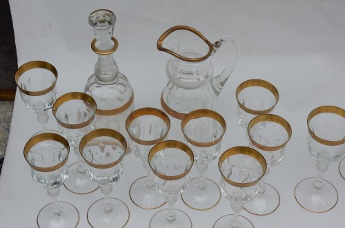 20th century - 1950 &#039;Crystal Serveware From MOSER  31 Piéces