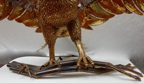 1970 &quot;Eagle Lamp&quot; Signée Isabelle Faure - 