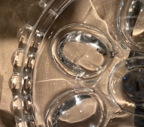 Antiquités - Baccarat - Paire de chandeliers en cristal