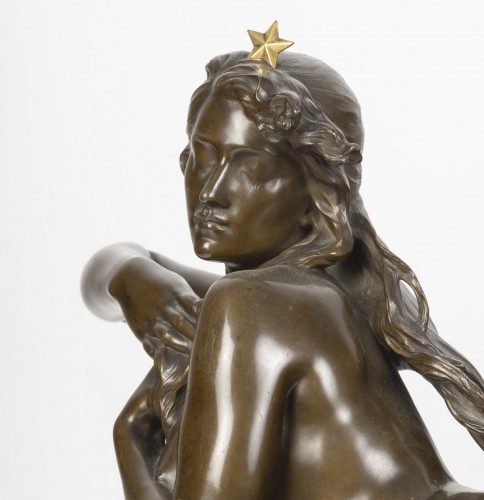 Félix Maurice CHARPENTIER (1858-1924), L’étoile filante - Sculpture Style Art nouveau