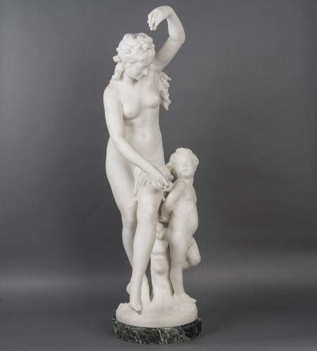 XIXe siècle - Emile BOISSEAU (1842-1923) l'Amour enchainé