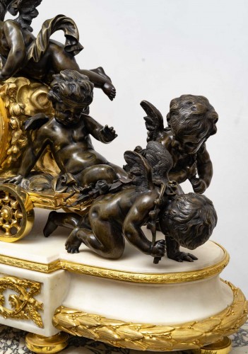 Grande pendule de cheminée, Circa 1870 - Acropole Antiquités