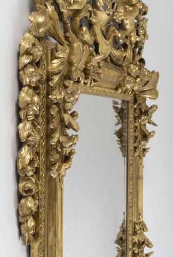 XVIIIe siècle - Miroir Italien du XVIIIe siècle