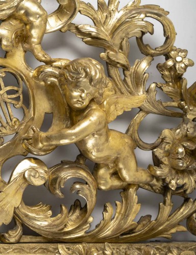 Antiquités - Miroir Italien du XVIIIe siècle