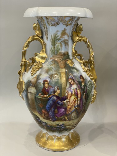 XIXe siècle - Paire de vases par Ruaud, Limoges circa 1860